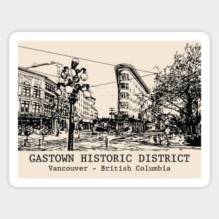 Gastown Historic District - Vancouver BC Magnet